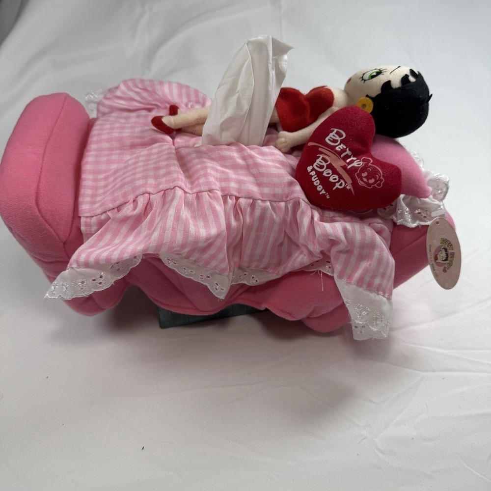 Betty Boop bed-shaped tissue box case brand new unused Tagged - Picture 2 of 9